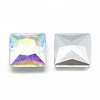 Pointed Back Glass Rhinestone Cabochons RGLA-T027-8x8mm-02-2