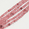 Natural Colorful Green Jade Beads Strands G-G757-02-4mm-2