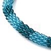 Glass Crochet Beaded Necklace NJEW-Z029-04G-3