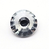 Glass Rhinestone Button BUTT-WH0015-21C-01-1