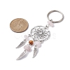 Woven Web/Net with Wing Alloy Pendant Keychain KEYC-JKC00587-03-2