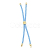 Twisted Nylon Cord Silder Bracelets DIY-B066-03G-10-1