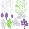 4Pcs 4 Styles Carbon Steel Cutting Dies Stencils DIY-GF0007-21-1