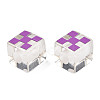 Transparent Resin European Beads RESI-N022-10A-B02-2