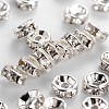 Brass Crystal Rhinestone Spacer Beads RSB035-B01-1