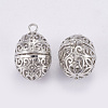 Brass Cage Pendants KK-P115-20P-2