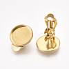 201 Stainless Steel Clip-on Earring Findings STAS-T045-34C-G-3