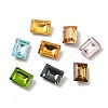 Faceted K9 Glass Rhinestone Cabochons GGLA-R042-04C-2