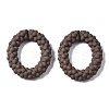 Spray Painted CCB Plastic Linking Rings CCB-Q091-011C-2