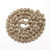 Baking Paint Crackle Glass Beads Strands X-DGLA-Q023-8mm-YS26-2