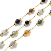 Ion Plating(IP) Real 18K Gold Plated 316 Stainless Steel Paperclip Chains AJEW-Z026-03E-2