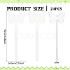 24Pcs Transparent Acrylic Stirring Rods AJEW-FG0003-15B-2