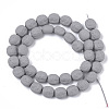 Spray Painted Non-magnetic Synthetic Hematite Beads Strands G-T116-29-11-2