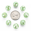 Opaque Acrylic Beads X-TACR-S154-10F-01-5