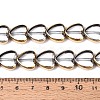 Electroplate Glass Beads Strands EGLA-T021-23B-4