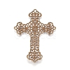 Brass Filigree Joiners Links LS-KK-G368-02AB-1
