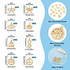 16Pcs 8 Styles Brass Micro Pave Cubic Zirconia Pendants KK-TA0002-30-3