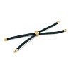 Nylon Cords Bracelet Makings Fit for Connector Charms AJEW-P116-01G-22-2
