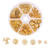 540Pcs 6 Style Iron Bead Caps IFIN-CJ0001-59-1