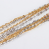 304 Stainless Steel Cable Chain Necklace Making STAS-P045-05-1