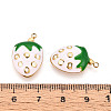 304 Stainless Steel Enamel Pendants X1-STAS-T068-05B-3