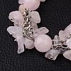 Rose Quartz Bracelets BJEW-JB02290-01-2