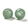 Natural Green Aventurine European Beads G-R488-01N-3