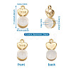 24Pcs 4 Colors Silicone Ear Nuts FIND-TA0001-52-7