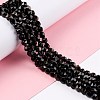 Natural Golden Sheen Obsidian Beads Strands G-C229-01A-2