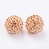 Polymer Clay Rhinestone Beads RB-H284-8MM-362-2