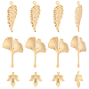 36Pcs 3 Style 304 Stainless Steel Pendants STAS-UN0035-33-1