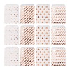 100Pcs 4 Patterns Eco-Friendly Kraft Paper Bags CARB-LS0001-02B-1