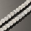 Synthetic Crackle Quartz Round Beads Strands G-O030-8mm-17-2