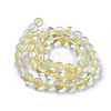 Synthetic Moonstone Beads Strands G-F143-8mm-13-2
