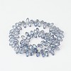 Electroplate Glass Beads Strands EGLA-J068-FR04-2
