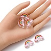 5Pcs Transparent Acrylic Enamel Beads OACR-YW0001-31A-4