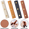 8Pcs 4 Colors Detachable PU Imitation Leather Bag Handle Wrap PURS-BBC0001-09-3