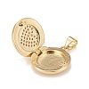 Brass Micro Pave Cubic Zirconia Locket Pendants KK-A161-38A-G-3