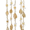 Rough Raw Natural Citrine Wind Chime HJEW-P015-06-3