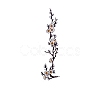 Plum Blossom Branch Polyester Embroidery Sew on Ornament Accessories DIY-WH0678-06-1
