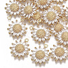 Brass Micro Pave Cubic Zirconia Pendants KK-S354-079-NF-1