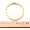 Brass Plain Bangles for Women BJEW-D339-01G-5