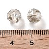 Electroplate Round Glass Beads  EGLA-A043-01-PL01-3