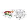 Christmas Alloy Enamel Pendants ENAM-G234-01B-3