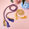 6Pcs 3 Style Polyester Tassel Big Pendant Decorations FIND-TA0001-49-3