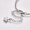 Tarnish Resistant 304 Stainless Steel Bracelet Making STAS-L248-006P-A-4