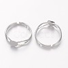 Adjustable Brass Finger Ring Components X-KK-C3044-6mm-N-NF-1
