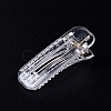 Transparent Plastic Alligator Hair Clips PHAR-F016-04-2