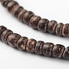 Natural Coconut Rondelle Bead Strands COCB-O001-13-2