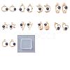 36Pcs 9 Style Alloy Enamel Pendants FIND-SZ0002-39-1